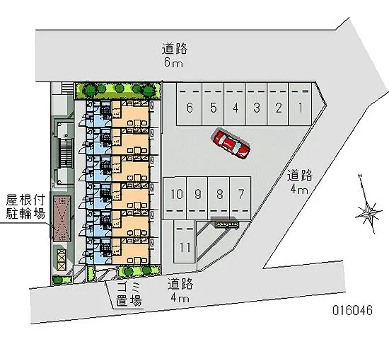 ★手数料０円★木更津市大和２丁目　月極駐車場（LP）